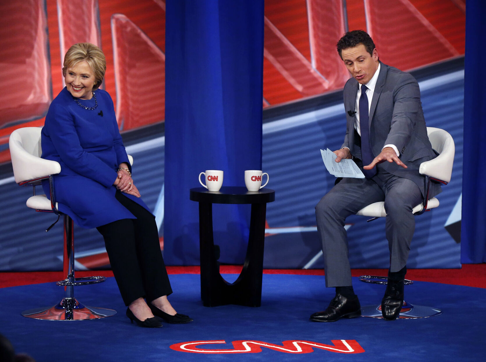 Hillary Clinton, Chris Cuomo